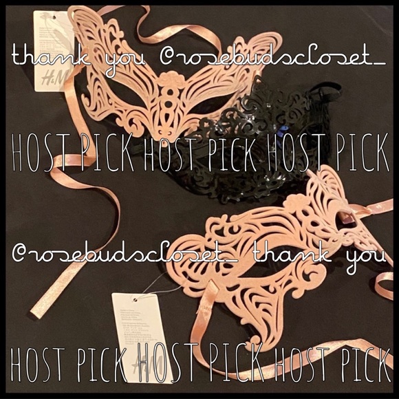 H&M Accessories - H&M pink masquerade mask